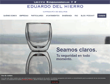 Tablet Screenshot of eduardodelhierro.com